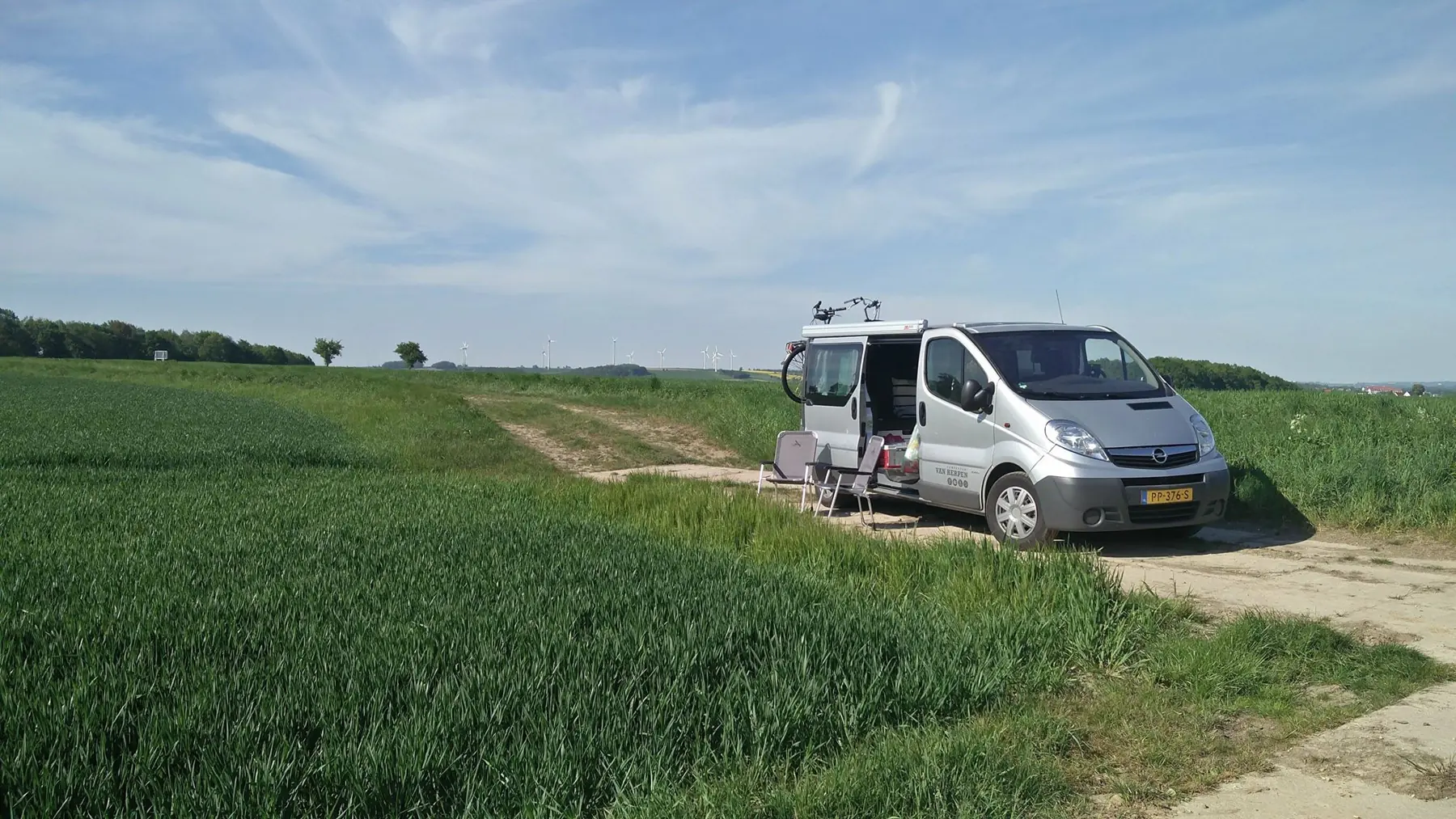 Camperbus onderweg